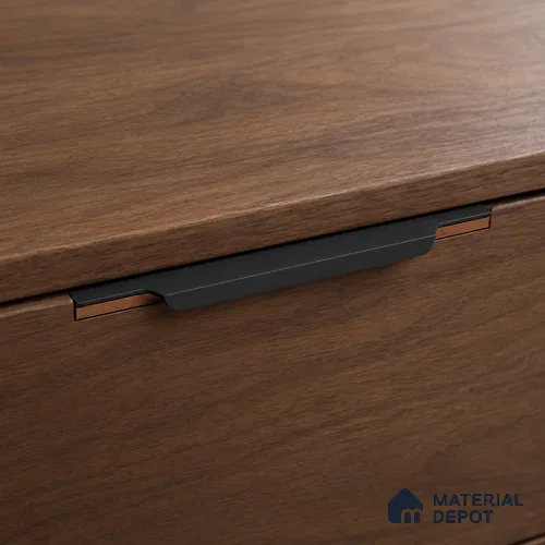 Ottr Aluminium Profile Handle HA 00335 F Black Rose Gold Finish - 16in | 2 Years Warranty