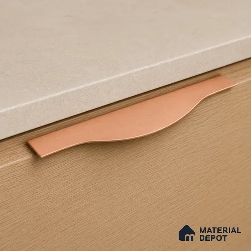 Ottr Aluminium Profile Handle HA 00338 AW Rose Gold Finish - 6in | 2 Years Warranty
