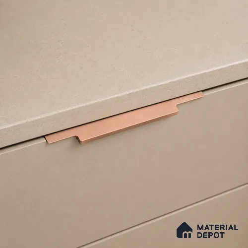 Ottr Aluminium Profile Handle HA 00341 BB Rose Gold Finish - 16in | 2 Years Warranty