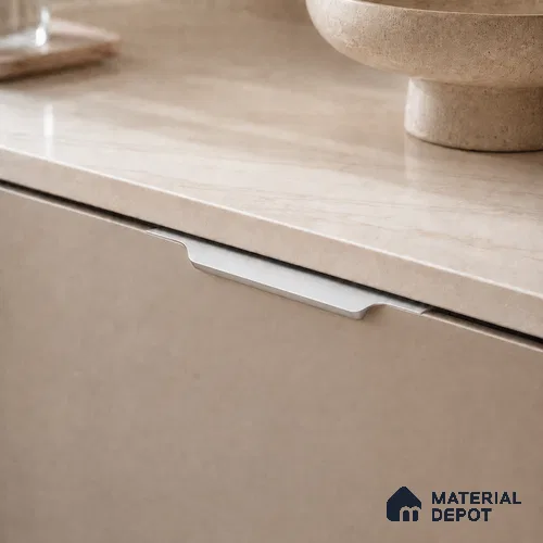 Ottr Aluminium Profile Handle HA 00342 AK Stainless Steel Finish - 14in | 2 Years Warranty