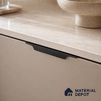 Ottr Aluminium Profile Handle HA 00342 U Black Finish - 14in | 2 Years Warranty