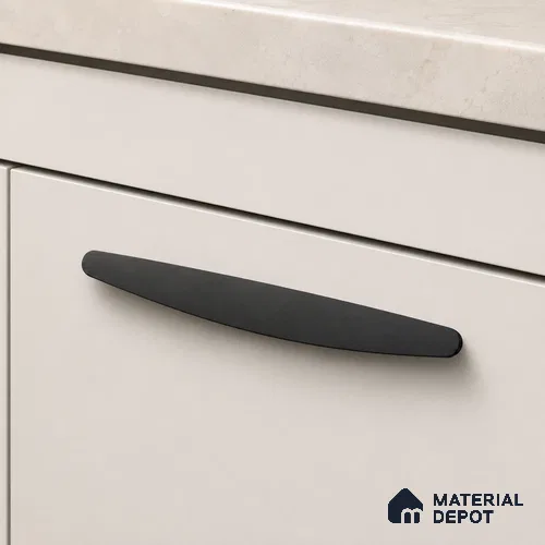 Ottr Aluminium Profile Handle HA 00345 R Black Finish - 288mm | 2 Years Warranty