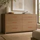 HA 00190 N Ottr Concealed Handle Bronze Finish 12in â copper handles on oak chest of drawers