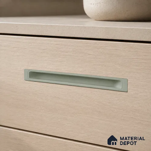 Ottr Zinc Concealed Handle HA 00190 K Grey Finish - 16in | 2 Years Warranty