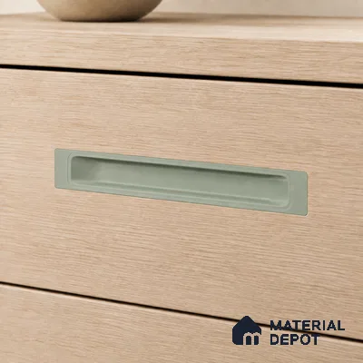 Ottr Zinc Concealed Handle HA 00190 Q Green Finish - 8in | 2 Years Warranty