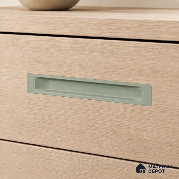 Ottr Zinc Concealed Handle HA 00190 Q Green Finish - 8in | 2 Years Warranty