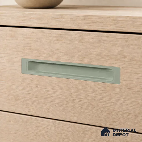 Ottr Zinc Concealed Handle HA 00190 T Green Finish - 18in | 2 Years Warranty