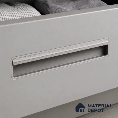 Ottr Zinc Concealed Handle HA 00193 Gunmetal Black Dual Tone Finish - 32mm | 2 Years Warranty