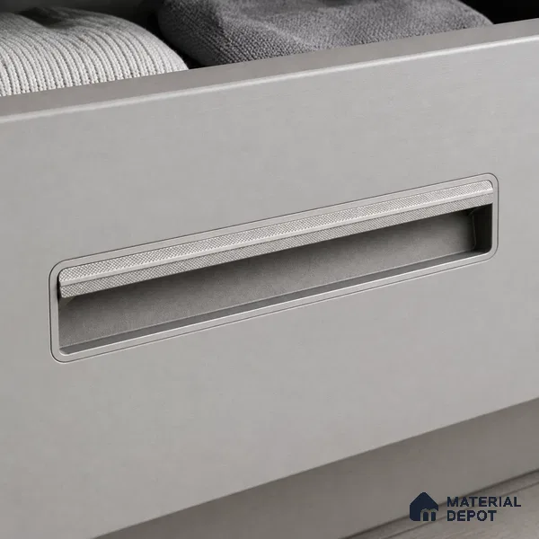 Ottr Zinc Concealed Handle HA 00193 Gunmetal Black Dual Tone Finish - 32mm | 2 Years Warranty