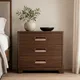 HA 00193 G Ottr Concealed Handle Rose Gold Dual Tone Finish 160mm â copper handles on walnut chest of drawers