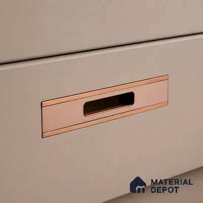 Ottr Aluminium Concealed Handle HA 00198 H Rgtt Finish - 18in | 2 Years Warranty