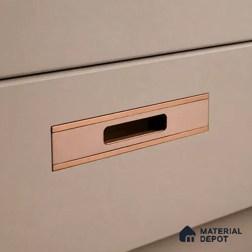 Ottr Aluminium Concealed Handle HA 00198 F Rgtt Finish - 8in | 2 Years Warranty