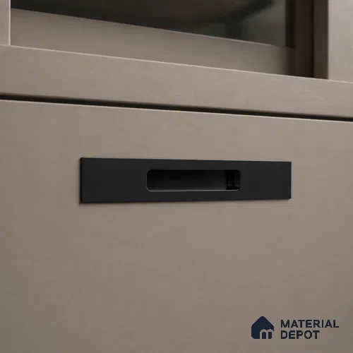 Ottr Aluminium Concealed Handle HA 00203 E Black Gold Finish - 36in | 2 Years Warranty