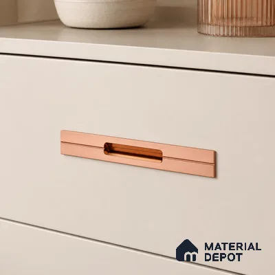 Ottr Aluminium Concealed Handle HA 00205 O Rose Gold Dual Tone Finish - 36in | 2 Years Warranty