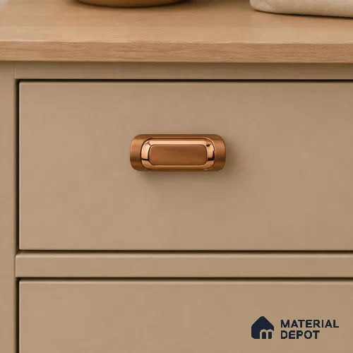Ottr Zinc Knob HA 00217 C Rose Gold Dual Tone Finish - Standard | 2 Years Warranty