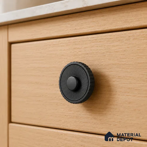 Ottr Zinc Knob HA 00221 D Black Dual Tone Finish - Standard | 2 Years Warranty
