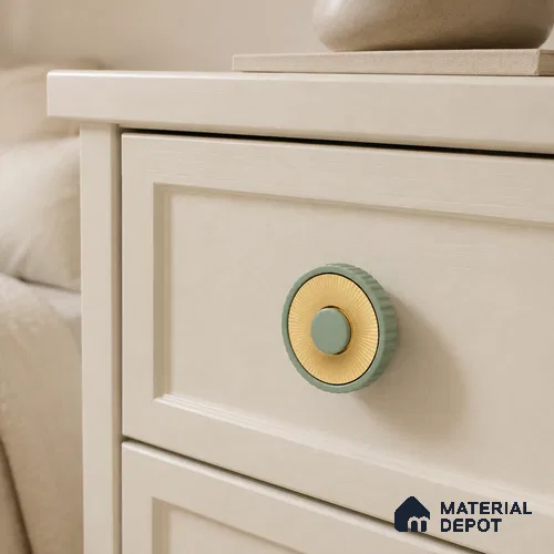 Ottr Zinc Knob HA 00221 Green Gold Finish - Standard | 2 Years Warranty