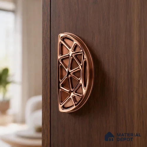Ottr Zinc Knob HA 00223 B Rose Gold Dual Tone Finish - Standard | 2 Years Warranty