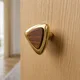 Ottr Zinc Knob HA 00227 B PVD Gold Wood Finish - Standard | 2 Years Warranty | Image 02