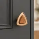 Ottr Zinc Knob HA 00227 PVD Rose Gold Wood Finish - Standard | 2 Years Warranty | Image 02