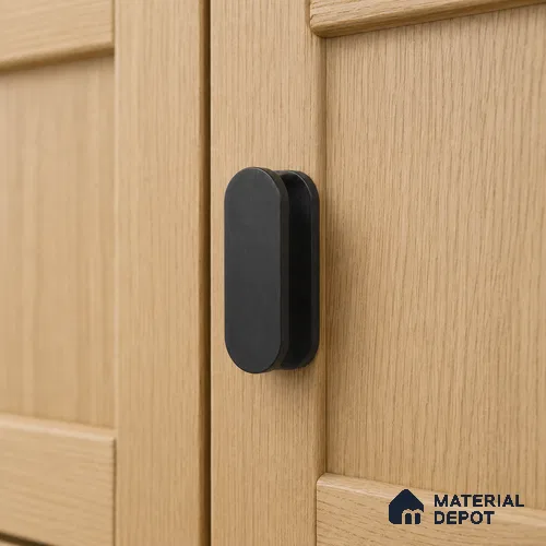 Ottr Aluminium Knob HA 00234 Black Finish - Standard | 2 Years Warranty