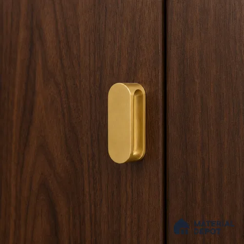 Ottr Aluminium Knob HA 00234 D PVD Gold Finish - Standard | 2 Years Warranty