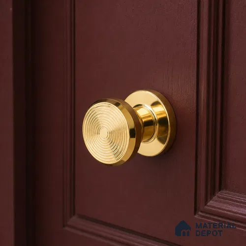 Ottr Stainless Steel Knob HA 00239 PVD Gold Finish - Standard | 2 Years Warranty