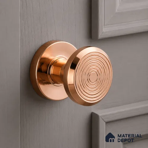 Ottr Stainless Steel Knob HA 00239 B PVD Rose Gold Finish - Standard | 2 Years Warranty