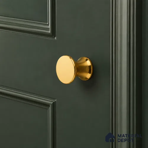 Ottr Stainless Steel Knob HA 00242 D Antique Brass Finish - Standard | 2 Years Warranty