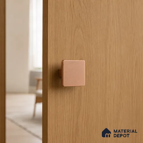Ottr Stainless Steel Knob HA 00244 Rose Gold Finish - Small | 2 Years Warranty