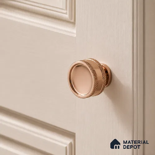Ottr Stainless Steel Knob HA 00247 B PVD Rose Gold Finish - Standard | 2 Years Warranty
