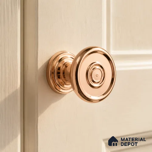 Ottr Stainless Steel Knob HA 00249 PVD Rose Gold Finish - Standard | 2 Years Warranty