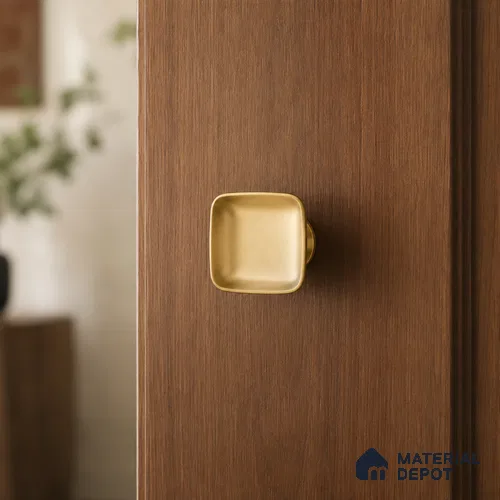 Ottr Stainless Steel Knob HA 00251 B PVD Gold Matte Finish - Standard | 2 Years Warranty