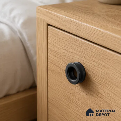 Ottr Stainless Steel Knob HA 00254 D Black Finish - Standard | 2 Years Warranty