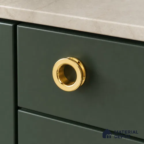 Ottr Stainless Steel Knob HA 00254 B PVD Gold Finish - Standard | 2 Years Warranty