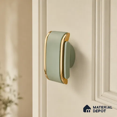 Ottr Zinc Knob HA 00261 Green Gold Finish - Standard | 2 Years Warranty