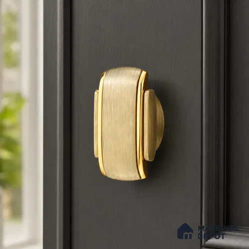 Ottr Zinc Knob HA 00261 C Antique Brass Gold Finish - Standard | 2 Years Warranty