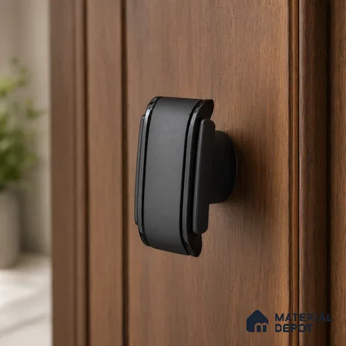 Ottr Zinc Knob HA 00261 B Black Dual Tone Finish - Standard | 2 Years Warranty