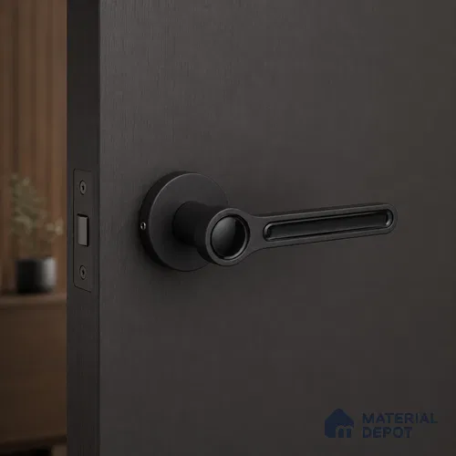 Ottr Zinc Mortise Handle HA 00296 D PVD Black Dual Tone Finish Rose Mount | 2 Years Warranty