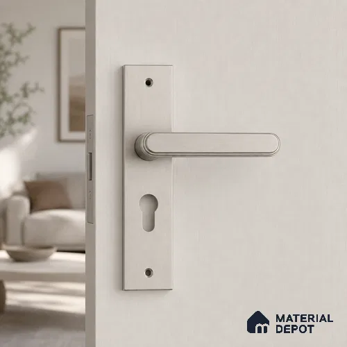 Ottr Zinc Mortise Handle HA 00307 Stainless Steel Matte Finish Rose Mount | 2 Years Warranty
