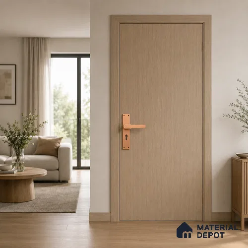 Ottr Stainless Steel Mortise Handle HA 00325 G PVD Rose Gold Dual Tone Finish Plate Mount | 2 Years Warranty