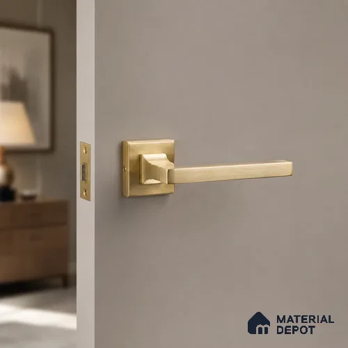 Ottr Stainless Steel Mortise Handle HA 00327 E Antique Brass Finish Rose Mount | 2 Years Warranty