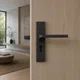 Ottr Stainless Steel Mortise Handle HA 00327 D Black Finish Plate Mount | 2 Years Warranty | Image 02