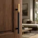 Ottr Aluminium Main Door Handle HA 00267 P Black PVD Gold Finish - 300mm | 2 Years Warranty | Image 02