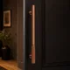 Ottr Aluminium Main Door Handle HA 00267 I Black PVD Rose Gold Finish - 900mm | 2 Years Warranty | Image 02