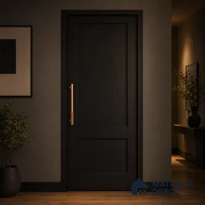 Ottr Aluminium Main Door Handle HA 00267 J Black PVD Rose Gold Finish - 1200mm | 2 Years Warranty