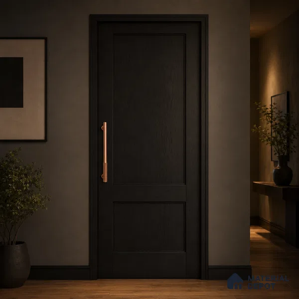 Ottr Aluminium Main Door Handle HA 00267 J Black PVD Rose Gold Finish - 1200mm | 2 Years Warranty