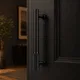 Ottr Aluminium Main Door Handle HA 00267 Black PVD Black Finish - 300mm | 2 Years Warranty | Image 02