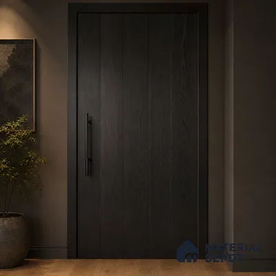 Ottr Aluminium Main Door Handle HA 00267 D Black PVD Black Finish - 900mm | 2 Years Warranty