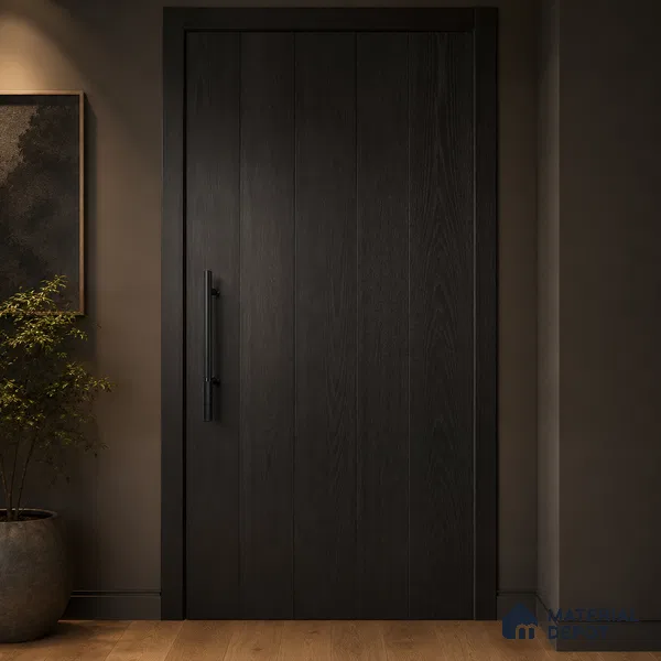 Ottr Aluminium Main Door Handle HA 00267 D Black PVD Black Finish - 900mm | 2 Years Warranty